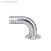 12.7 16 19 25 32 38-108mm Hose Barb 1.5 quot; 2 quot; 2.5 quot; 3 quot; 4 quot; Tri Clamp 90 Deg Elbow SUS304 Stainless Steel Sanitary Fitting Homebrew