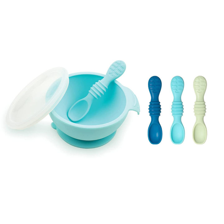 China Baby Feeding Bowl And Spoon Spill Proof Factory l Melikey factory and  suppliers