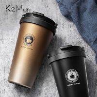 hotx【DT】 500ml Insulated Cup Wall Leak-Proof Mug Tumbler with Lid and Handle