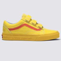 VANS OLD SKOOL V HARIBO CHECKERBOARD YELLOW MULTI (สินค้ามีประกันแท้)