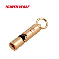Genuine Survival Whistle Emergency Camp EDC Tool Outdoor Gear Camping Brass Volum Plated 18K Gold Engraving Survival kits