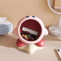 Cartoon Anime Big Mouth Storage Box Cute Kirbys Stand Statue Porch Table Ornament Snacks Keys Storage Box Living Room Home Decor