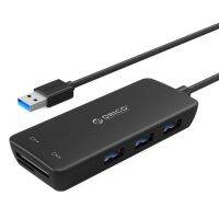 Orico H3TS-U3 : 3 Ports USB3.0 Hub+Card Reader