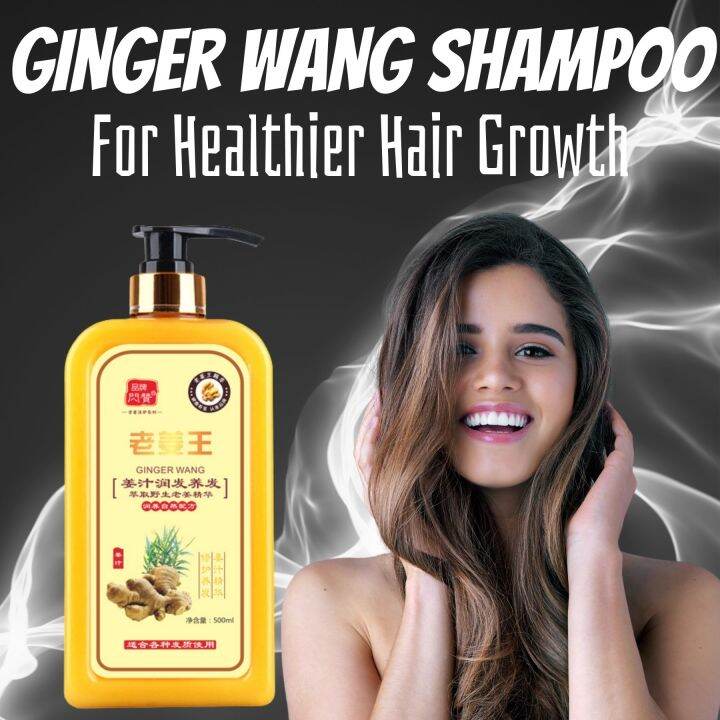 🔥100 Original AZLA Ginger Shampoo for Hair Loss Herbal Ginger Extract