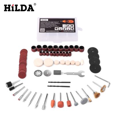 【Worth-Buy】 Hilda 92ชิ้นอุปกรณ์เสริม Dremel สำหรับ Dremel สว่านชุดอุปกรณ์เสริมเหมาะสำหรับสว่าน Dremel แกะสลักขัดเกลาอุปกรณ์เสริมสำหรับขัดแต่ง