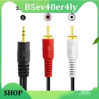 B5ev40er4ly SHOP 3.5mm Stereo Male Jack to 2 RCA Male AV Music Audio Cable Cord AUX for Mp3 Phone TV Sound Speakers