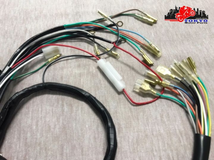 honda-cg110-harness-wiring-wire-ชุดสายไฟ-สายไฟทั้งระบบ