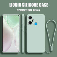 เคส Infinix Smart 6 Plus case เคสกันกระแทกซิลิโคนเหลวแบบเต็มรูปแบบต้นฉบับสี่เหลี่ยมจัตุรัสตัวป้องกันกล้องด้านหลัง