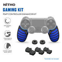 Nitho PS4 GAMING KIT PlayStation4 ควบคุมยางจับนิ้วหัวแม่มือจับป้องกันผิวที่ครอบคลุมกรณีคู่ช็อก 4 DS4