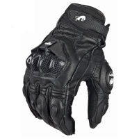 Leather Motorcycle s Motorbike Knight Racing Road Bike Riding Black 2XL moto motorcross full finger man women