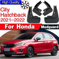 บังโคลนชุดแม่พิมพ์ S สำหรับ Honda City Hatchback 2021-2022แผ่นกันโคลนล้อรถยนต์ด้านหน้าโคลนหลังบังโคลนบังโคลนกันแดด