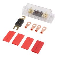 Fuse Holder Set ANL Fuse Holder Melting Resistance Electrical Protection 100/300A Fuse for Car Audio Amplifier Fuses Accessories