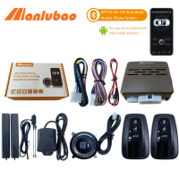 Manlubao D7 IOS Android โทรศัพท์ควบคุมเครื่องยนต์ E เริ่มต้นเครื่องยนต์ปุ่มกดเริ่มปลุกระบบสัญญาณเตือนจับแรงสั่นสะเทือน