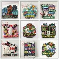 Singapore Rubber Fridge Magnet Tourist Souvenirs Refrigerator Magnetic Stickers Travel collection Gift