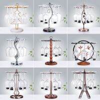 [COD] European-style goblet upside-down red wine decoration simple hanging glass 6 packs creative