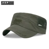 JEEP SPIRIT 1941 ESTD หมวกแก๊ป ทรงโค้ง หน้าจออเมริกัน สําหรับผู้ชาย x1