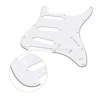 【Free-delivery】 Readings รอยขีดข่วนแผ้น Pickguard กีตาร์ไฟฟ้าสำหรับไข่มุกขาว Fender 19 Dropship