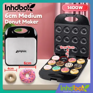  Mini Donut Maker Machine for Home, 1400W Double-Sided