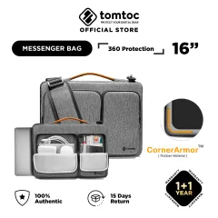 tomtoc 16 Inch Flap Lightweight & Water-Resistant Laptop Backpack - Te