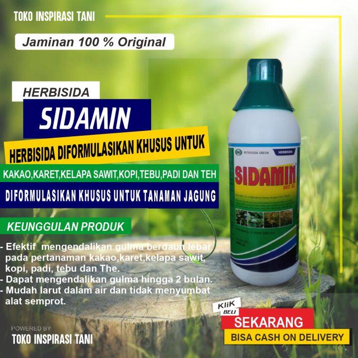 Herbisida Sidamin 865SL Pembasmi Gulma Pengganggu Tanaman/Sidamin Obat ...