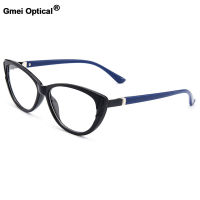 Gmei Optical แฟชั่น Urltra-Light TR90ผู้หญิงรูปไข่เต็มขอบกรอบแว่นตาออปติคอลหญิงพลาสติกสายตาสั้นแว่นตา M1606