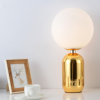 ?Xiaomi? Nordic Hot Fashion Glass ball table lamp bedroom bedside lamp modern living room column desk lamp