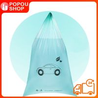 POPOUSHOP 50pcs กาวตัวเองถุงใส่ถุงถังขยะกระเป๋าใส่ถุงอาเจียนติดถุงอาเจียน