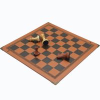 9-color Leather Chessboard Luxury Chess High-end Table Game Chile Toy Gift Series Backgammon Go Game Large Outdoor Chessboard