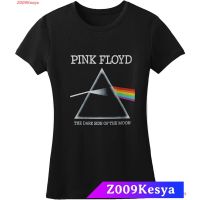 แขนสั้นโอเวอร์ไซส์Z009Kesya เสื้อยืดสีพื้นคอกลม Pink Floyd Refract Girls Jr Tissue Tee Black discount Pink Floyd พิงค์ฟ  XDVM