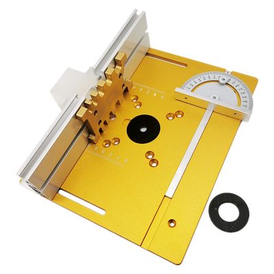 Router Table Insert Plate Woodworking Benches Table Saw W Miter Gauge Guide Aluminium Profile Fence Sliding Brackets