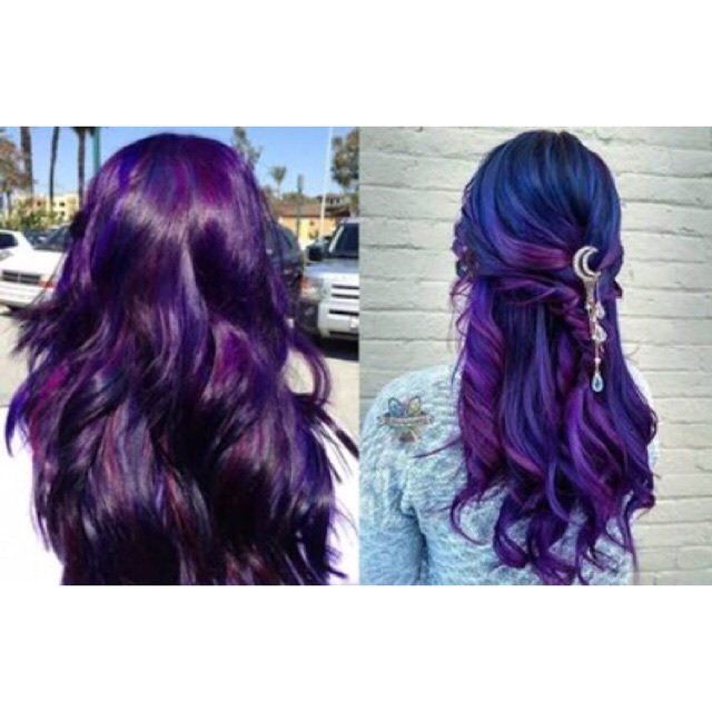 Kem Nhuộm Tóc Tại Nhà Màu Tím Nho 4/2 Grape Purple Hair Dye Cream |  Lazada.Vn