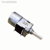 ☌⊙ 1PC RK168 Motor Machine Drive Volume Potentiometer 8Pins B50K B100Kx2 Stereo Amplifier Dual Channel Axis Length 25MM Plum Shaft