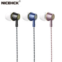 NiceHCK หูฟัง YD520อินเอียร์เพลงไดรฟ์เวอร์ไดนามิกสัตว์เลี้ยง10มม. หูฟังแบบมีสายเสียงสมดุลหูฟังไฮไฟ3.5มม. HD ไมโครโฟน IEM มีความสะดวกสบายในการสวมใส่หูฟัง Audiophile