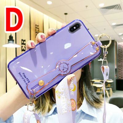 Case Reno 6 4G 6 Pro A16 A74 A54 Reno 5F 5 A15 A15s Reno 5 F Reno6 F 4G 5G High Quality 6D Long Crossbody Tali Strap Lanyard Rope Hand Grip Hanger Holder Stand Soft Phone Casing For Full Cover New Arrival Ready Stock Girl