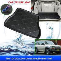 ✕◊ Trunk Mat For Toyota Land Cruiser 80 J80 FJ80 LC80 Lexus LX 450 1997 1990 High Temperature Resistant Storage Pad Interior Pasts