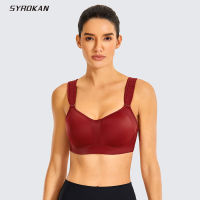 SYROKAN Women S High Impact Full Support Underwire Padded Contour Plus Size Sports