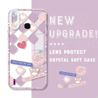 Casing Ponsel 4C อัจฉริยะสำหรับ Infinix Smart 4 X653C X653 Smart 6 Plus สำหรับเด็กผู้หญิงเคสที่น่ารักปลอกอ่อนคลุมทั้งหมดเคสมือถือใสเพื่อการป้องกันกล้อง