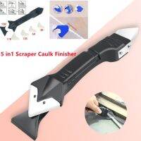 【cw】 5 In 1 Silicone Remover Caulk Finisher Sealant Scraper Grout Tools with Seam Tape Plastic Hand Set Accessories