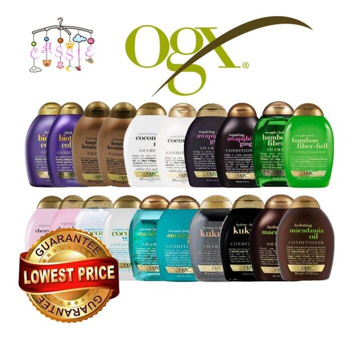 【COD】 OGX Shampoo and Conditioner Authentic Imported from Singapore