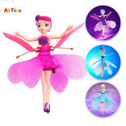 Búp Bê Barbie Đông Lạnh Công Chúa Cổ Tích Bay Ma Thuật Với Đèn LED Chiếu