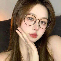 Korean Round Frame Anti Radiation Eyeglasses Women and Men Leopard Replaceable Lenses