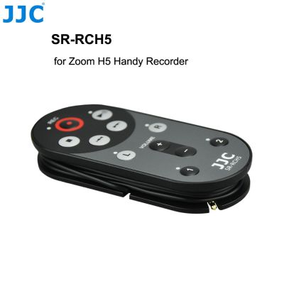 สำหรับ H5ซูมสำหรับ H5ซูม JJC รีโมทคอนโทรลแบบใช้สายสำหรับ H4n ซูมและ H4n โปร H5 H6สะดวกแบบพกพากล้องวิดีโอดิจิทัลแทนที่การซูม RCH-4N RCH-5 RCH-6