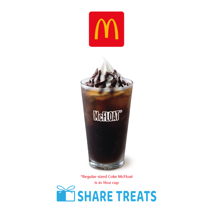 Mcdonalds Regular Coke Mcfloat Sms Evoucher Lazada Ph