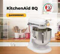 เครื่องผสมอาหาร KitchenAid 8Q 110V+หม้อแปลงไฟ รุ่น KSM8990WH