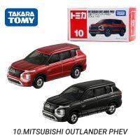 Takara Tomy Tomica Classic 1-30, 10. MITSUBISHI OUTLANDER PHEV แบบจำลองรถยนต์สะสมแบบจำลองของขวัญคริสต์มาสเด็กของเล่นสำหรับเด็กผู้ชาย