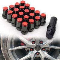 20pcs/set Car Wheel Lug Nuts 33mm Anti Theft Wheel Nut Caps Protection Covers Exterior Accessories Nuts M12x1.5/1.25 Nails  Screws Fasteners