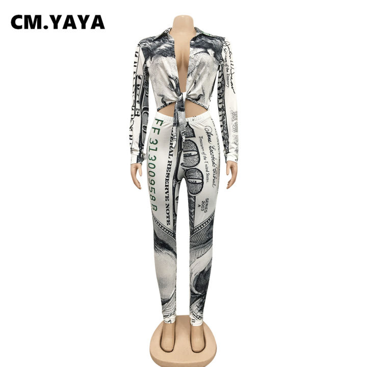 cm-yaya-us-dollar-benjamin-print-knot-up-blouses-style-jumpsuit-for-women-one-piece-overall-turn-down-neck-rompers-sping-winter