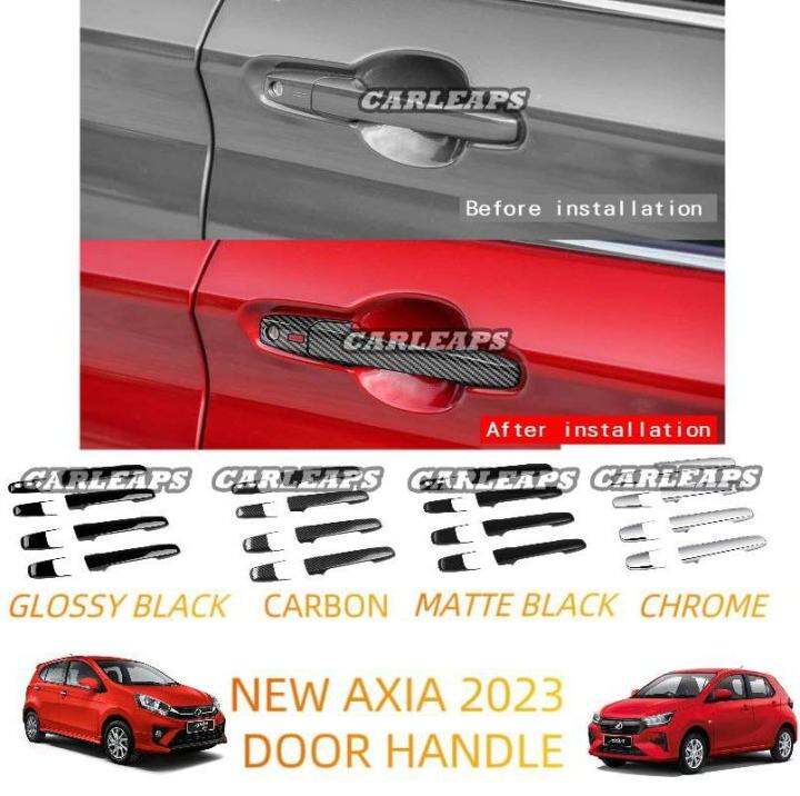 Carleaps new perodua axia 2023 car door handle cover accessories Lazada