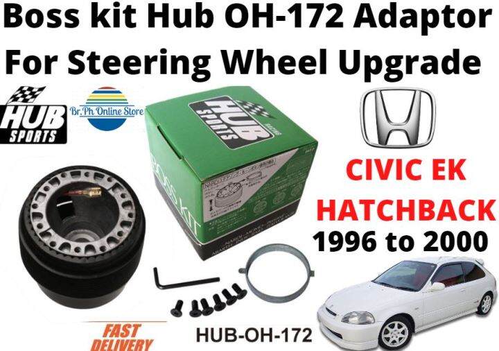 BOSS KIT STEERING WHEEL HUB ADAPTER FOR HONDA CIVIC HATCHBACK EK 1996