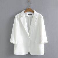 【มีไซส์ใหญ่】Plus Size Spring Autumn Button Up Blazer Ladys Officewear Formal Blazers A-line Suit Jacket